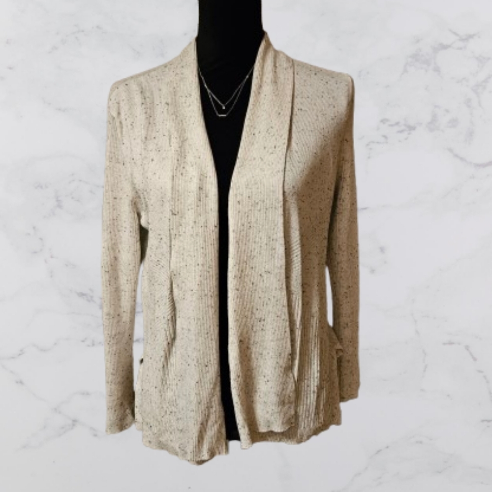 Verve Ami women's long sleeve open front medium cardigan